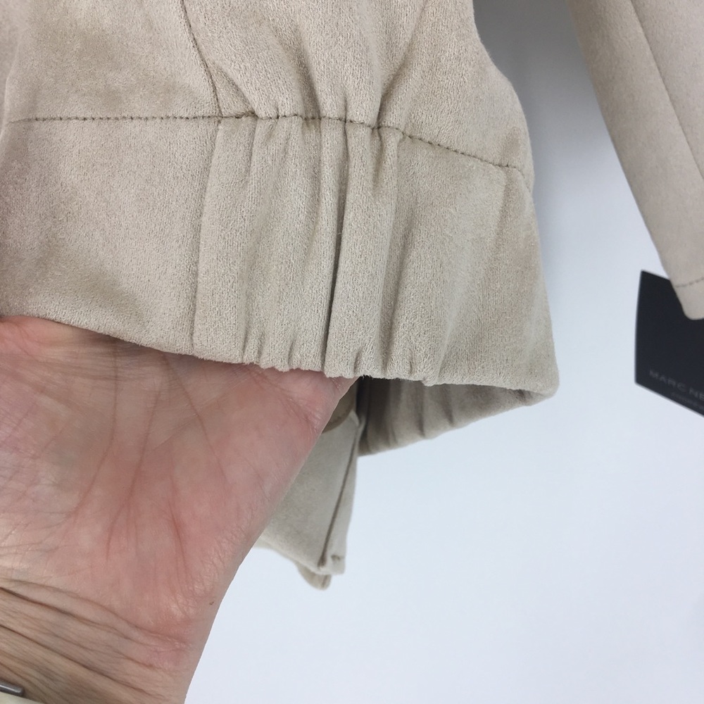 Marc New York Faux Suede Jacket Putty - Picture 8 of 11